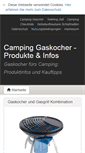 Mobile Screenshot of campinggaskocher.com